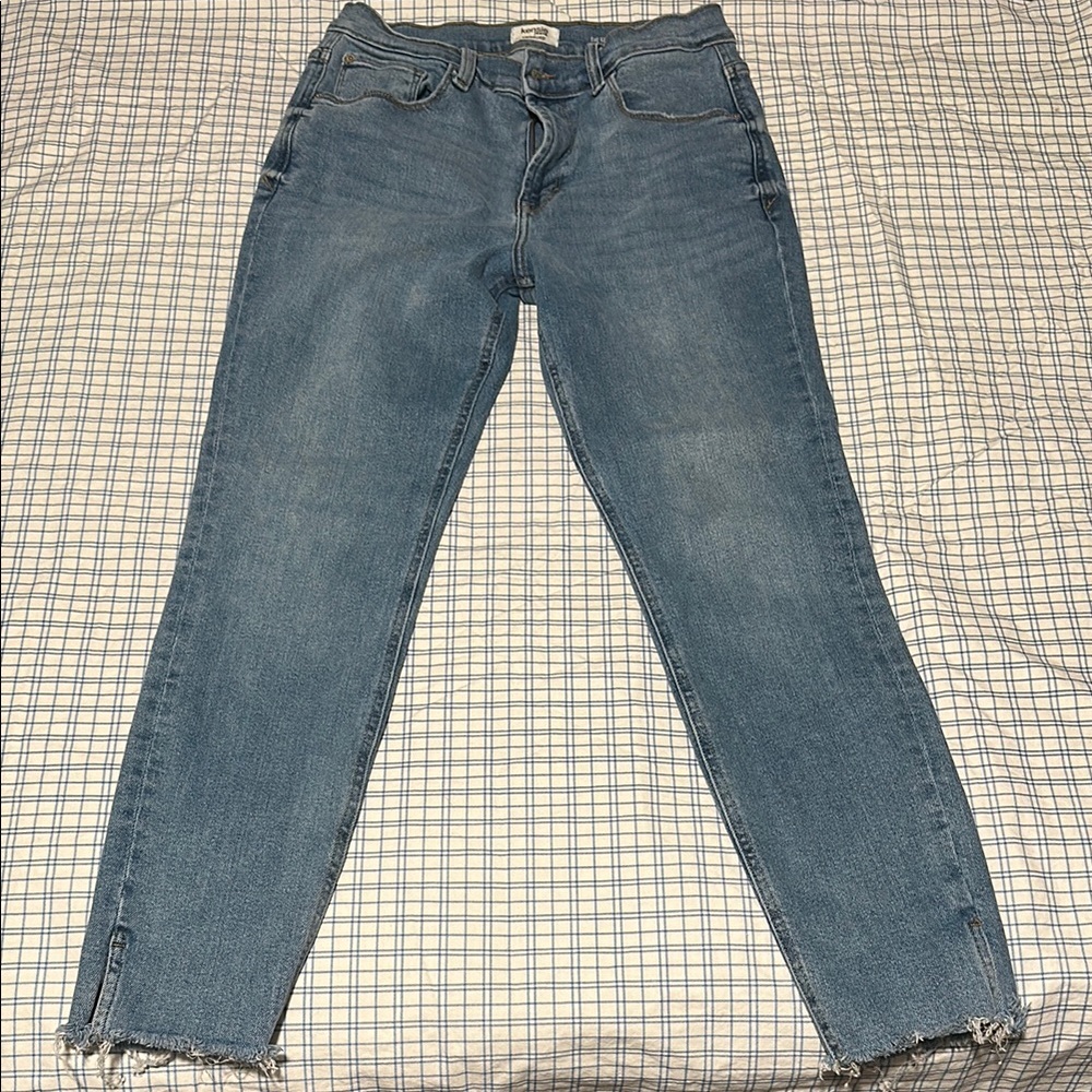 Kensie Light Wash Blue Skinny Jeans, Ankle Cut